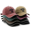 Washed Distressed Monogram Traveling Riding Sun Protection Sports Caps Custom Embroidery Logo Baseball Caps