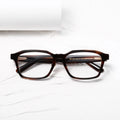 Benyi Custom Metal Logo Luxury Glasses Anti Blue Light Designer Eyewear for Men Black Acetate Frame Myopia Style Eye Glass