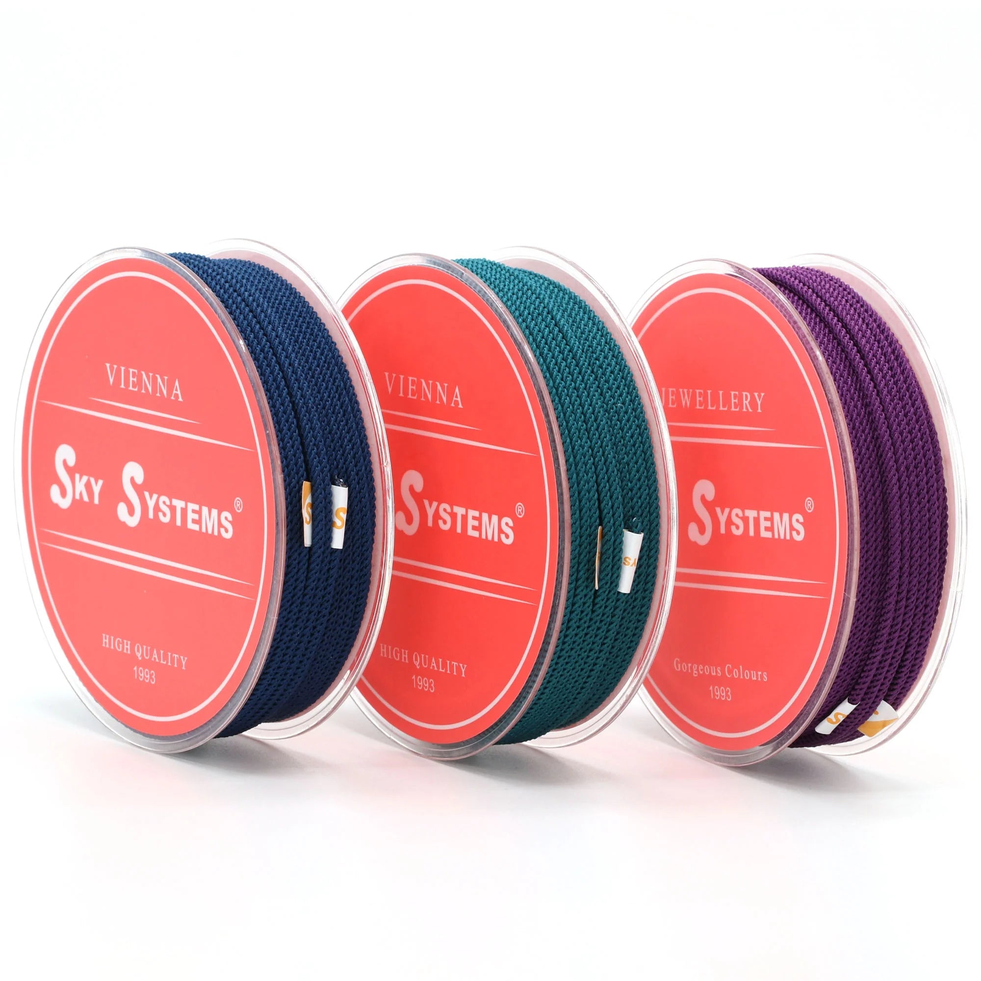 2mm Polyester Cord Jewelry Accessories Bracelet Necklace Material 81 Colors