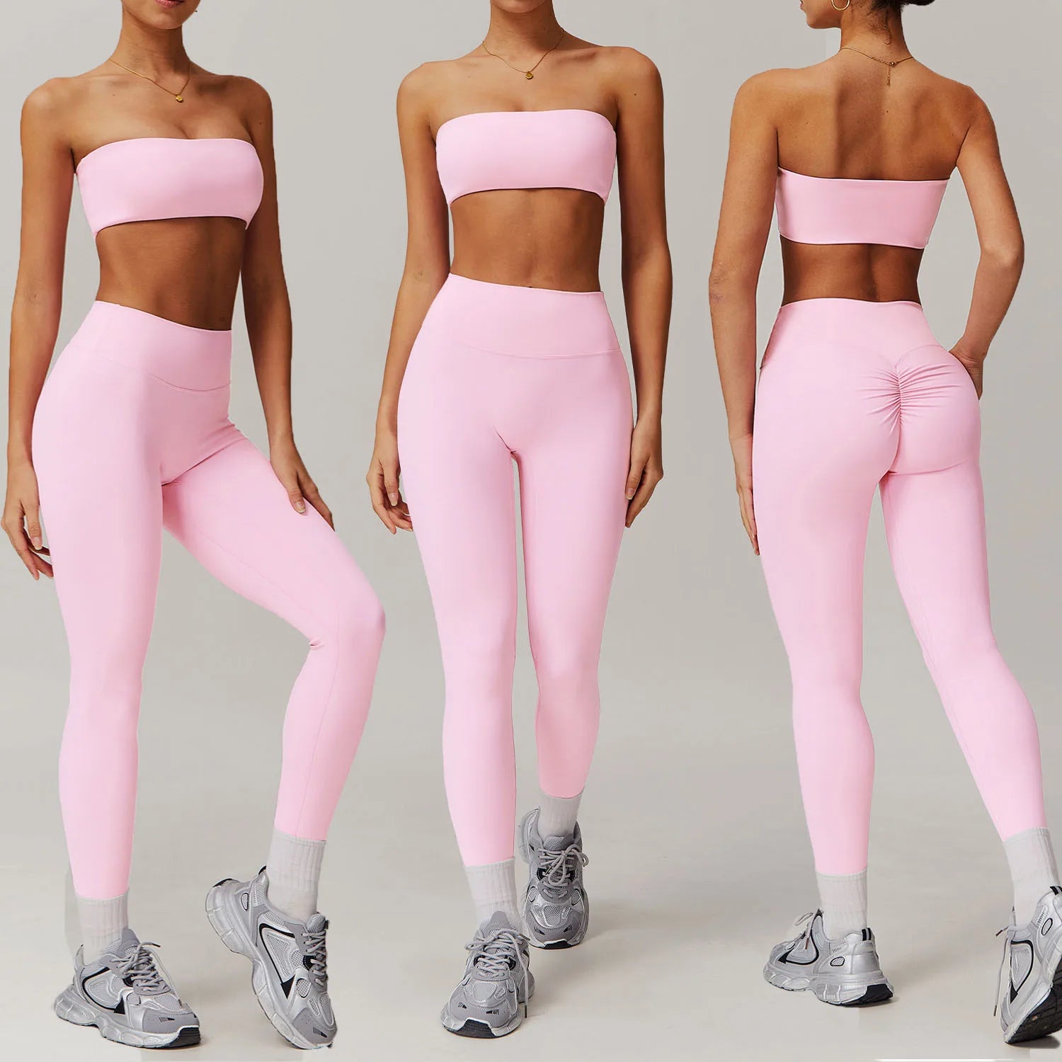 Yoga Clothing Manufacturers Yoga Set Quick Dry Gym Bra Tight Leggings Set for Women Workout Activewear Custom Gym Fitness Set