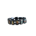 Black Iron Stone Magnetic Christ Pattern Sticker Magnet Creative Bracelet Jewelry Factory Direct Supply Wholesale