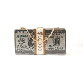 Luxury Evening Bag for Women Handbags and Purse Matching Rhinestone Shiny Crystal Money Bag