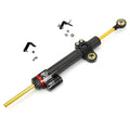 C-Shape Scooter Steering Damper Carbon Fiber Stabilizer Bracket Kit Anti-Dump Stabilizer Electric Scooter Parts With Bracket