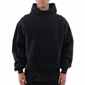 Men's Hoodies Cotton Heavyweight Oversized Streetwear Blank Pullover Sweatshirt Hoodies Hoody Men