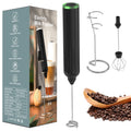 Factory Wholesale Electric Milk Frother Rechargeable Stand ABS Plastic Stainless Steel 304 Blade for Milk/Egg/Coffee Foaming