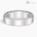 China Lab Grown Diamond Ring for Men Platinum PT950 9K 10K 14K 18K White Gold S925 Silver Engagement Jewelry Band