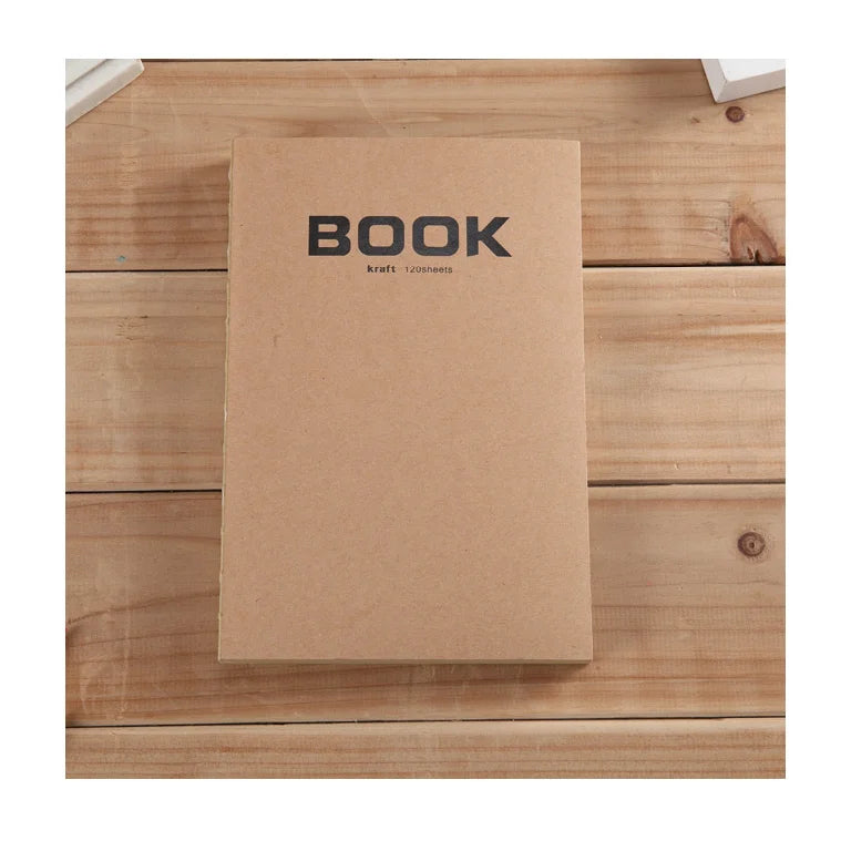 Potentate Expose Acid Free Kraft Sketchbook Open Flat 120 Sheets/240 Pages 100GSM Paper for Drawing Sketching & Painting