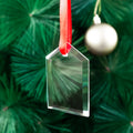 Wholesale Hanging Christmas Tree Gifts Blank Christmas Ornaments Decorations Custom logo Crystal Christmas Ornaments
