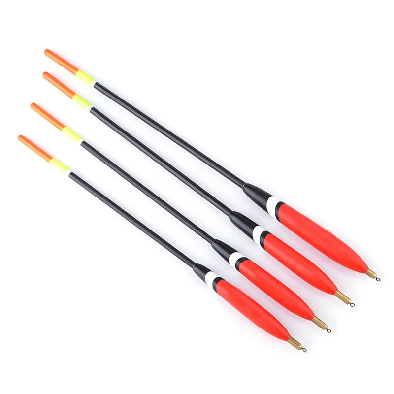New Design Wood Buoy Bobber Fishing Light Stick Floats 3.2G to 5.5G Fluctuate Mix Size Color Buoy Set