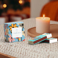 Custom Eco-Friendly Art Paper Gift Candle Box Matte Laminated Sponge Liner Custom Design Embossing Printing for Unique Candles
