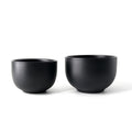 Men's Durable Shave Soap Cup Black High Quality Double Layer Stainless Steel Insulation Shaving Mug Bowl