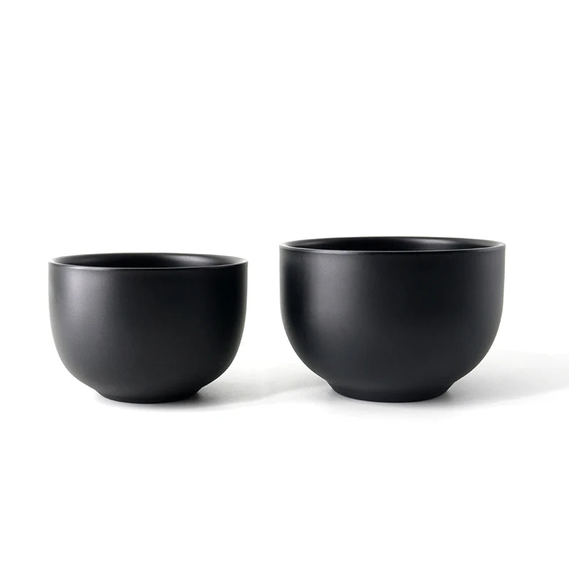 Men's Durable Shave Soap Cup Black High Quality Double Layer Stainless Steel Insulation Shaving Mug Bowl
