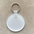 MDFSUB Eco-Friendly Rechargeable Personalized Custom Circle 3.8mm Thick Sublimation Acrylic Keychain 50x50mm Blanks Customizable