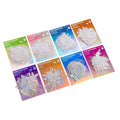 45Pcs PET Hot Stamping Gold Laser Stickers Pack Creative Hand Account Sticker Label for Girl Notebook Decoration