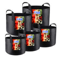 YAHENG Garden Black Large Nursery Plant Fiber 1000mL Capacity Fabric Pot Plant Planter Grow Bag with Handle