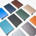 Mini Aluminium Front Pocket Minimalist Men's Metal Money Clip Wallet with 1 Clear Window ID Badge RFID Blocking Card Holder