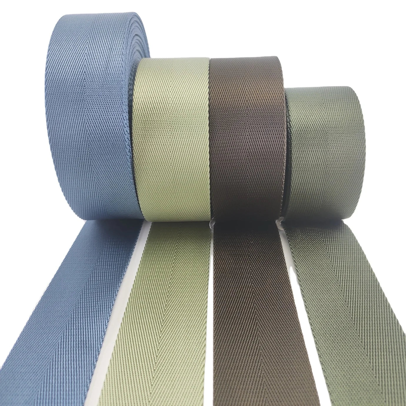 Hot Sale Custom Nylon Webbing for Safety Belt 100% Nylon Herringbone Webbing for Bag Strap