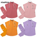 Wholesale Stretch Medical Scrubs Sets Polyester Twill Medical Workwear Top Pants Breathable Doctor Scrub Womens Surgical Scrubs