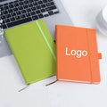 Factory Stock Wholesale Custom LOGO PU Leather Hardcover Notebook A5 A6 Promotional Business Gift Notebook