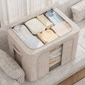 Custom 100L 88L 66L Storage Box Waterproof Folding Closet Family Storage Box Organising Storage Boxes