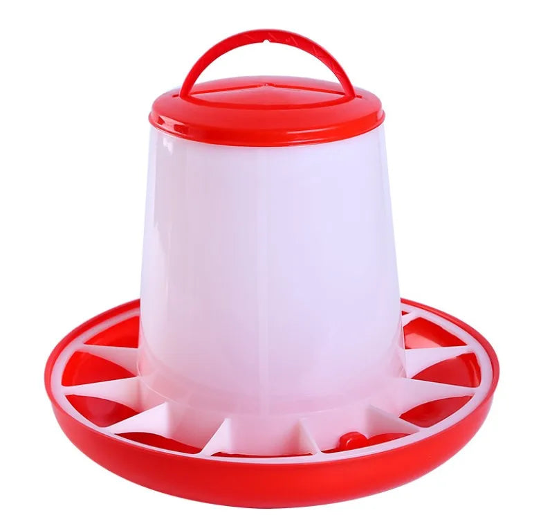 New Poultry Farming 1.5kg Automatic Eco-friendly Durable Plastic Chicken Feeders Drinkers 1 Year Warranty SXV Brand Model