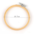 Wholesale Multisize Stitch Shed Stand Frames Round Mini Natural Bamboo Embroidery Hoops