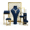 Multiple Combination Exquisite High Grade Metal Mannequin Jewelry Display Stand Sets for Jewellery Shop