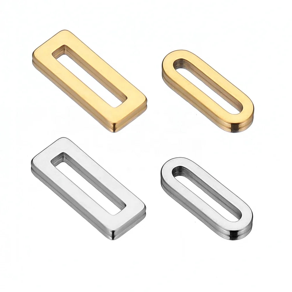 Gold Color Rectangle Charms Pendants DIY Jewelry Making Earring Findings Necklace Components Accessories Supplies