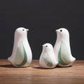 Wholesale LIVEFUN Nordic Creative Ceramic Bird Ornaments Art Deco Design Multi-Functional Christmas Home Living Room Decorations