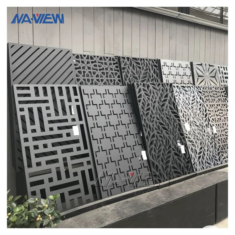 Custom CNC Laser Cut Perforated Aluminum Screen Panels Modern Decorative Metal Facade for Hospital Hotel Project & Mall