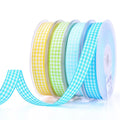 Ribest Custom Plaid Ribbon Satin 5-38mm 96 Colors Rolls Webbing Wholesale for Gift Packing