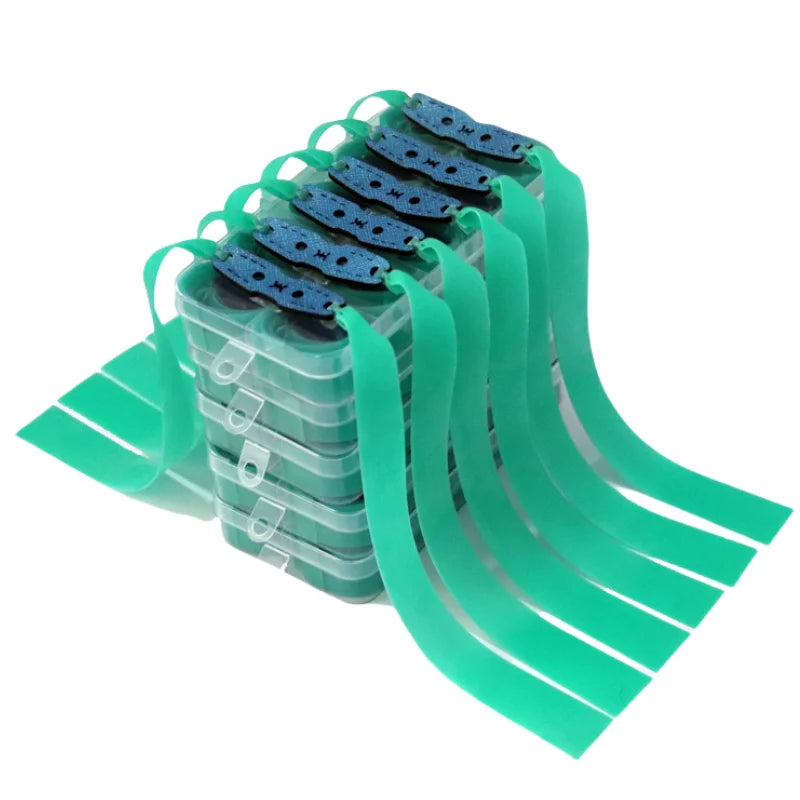 High Elastic Turquoise Green Flat Rubber Band With Super Power Slingshot Rubber Band Hunting