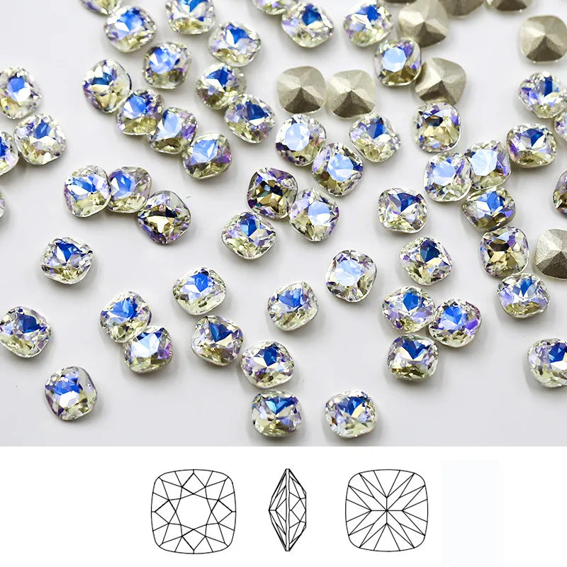 Paso Sico Fashion K9 Glass Point Back Crystal Stone for DIY Jewelry Making Nail Art DIY Design