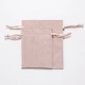 Wholesale Custom Logo Luxury Gift Pink Velvet Drawstring Bracelet Jewelry Packaging Perfume Pouch Bags