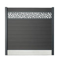 WPC UV Protected Anti-Outdoor Safety Fencing Panel Eco-Friendly Easy Installation Yard Ranch Houses 3D 15-Year Warranty