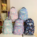 2024 New Design High School Student Backpack Fashion Girl Sweet Color Backpack Large Capacity Waterproof Backpack Bag