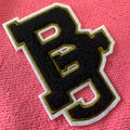 Tidy Border Flocky Surface Towel Embroidery Lettersbest Price Heat Press Chenille Embroidery logo for Hoodies