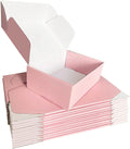 Wholesale Kraft MailingShippingStoringChristmas Gifts Wrapping Small Corrugated Cardboard Gift Box Pink Shipping Boxes