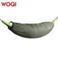 WOQI Multifunctional Duck Down Filled Hammock Sleeping Bag for Warmth Lightweight and Adjustable Camping Sleeping Bag