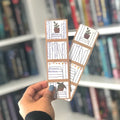 TY DIY Draw It Logo Printed Full Color Printing Paper Custom Bookmark