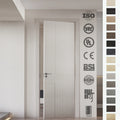China Top Manufacture Wooden Single Main Door Simple Design Wood Door for House Classic Home Interior Doors