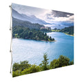 3x3 4x3 Standard Popular Portable Aluminum Pop up Frame Fabric Backdrop Display Stand