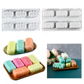 Diy6 Even Caterpillar Cake Mold Mousse Cream Bread Silicone Mold Creative Handmade