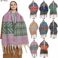 Landfond Women's Warm Scarf Colorful Soft Comfort Elegant Cold Weather Pashmina Shawl