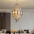 Nordic Style Luxury Crystal Chandelier for Hotel Restaurant Lighting Living Room Entrance Door Wedding High Quality Chandelier