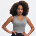 SHINBENE Athletic Racerback Sports Tank Tops Compression Sleeveless Vest Workout Tank Tops for Women