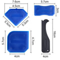 5 Pieces Caulking Tool Kits Sealant Scraper and Professional Plastic Sealant Scraper Sealant Trowel