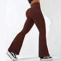 New Fashion Seamless Flare Leggings Custom logo Scrunch Butt Flare Workout Leggings for Women