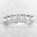 Sterling Silver 3*3mm Semi Mount Ring Empty Frame Blank Support Claw Setting S925 Base Holder Without Center Stone for Inlay DIY