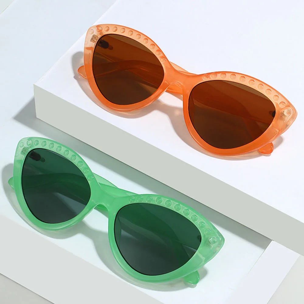 Sparloo 10760 Women China Wholesale Oversized Cat Eye Sunglasses Steampunk